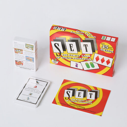 SET Card Board Game Puzzle Card Family Party Card Game