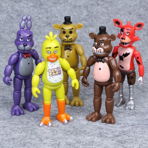 FNAF Five Nights At Freddys Action Figure Funtime Movable Joints Model PVC Toy Sets