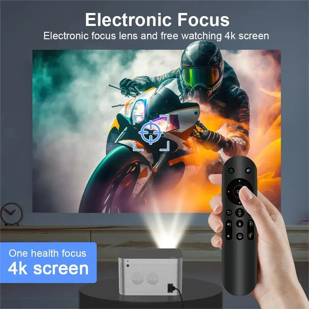 1920*1080P Projector Android 4K Wifi6 Voice Control Home Cinema Projetor