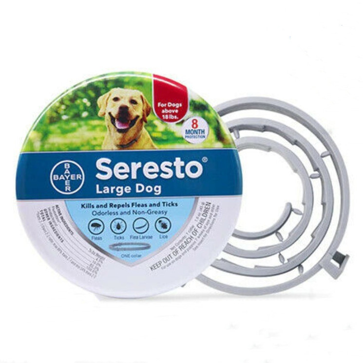 (For Cat 38cm) Adjustable Pet Anti Flea Tick Neck Collar for Large Small Dogs Cats Protection