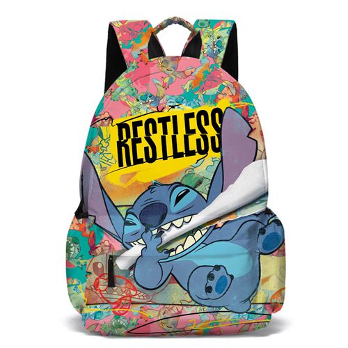 Stich 3D Cartoon Backpack Student School Bookbag Travel Backpacks for Boys Girls Teenagers Lunch Travel Rucksack