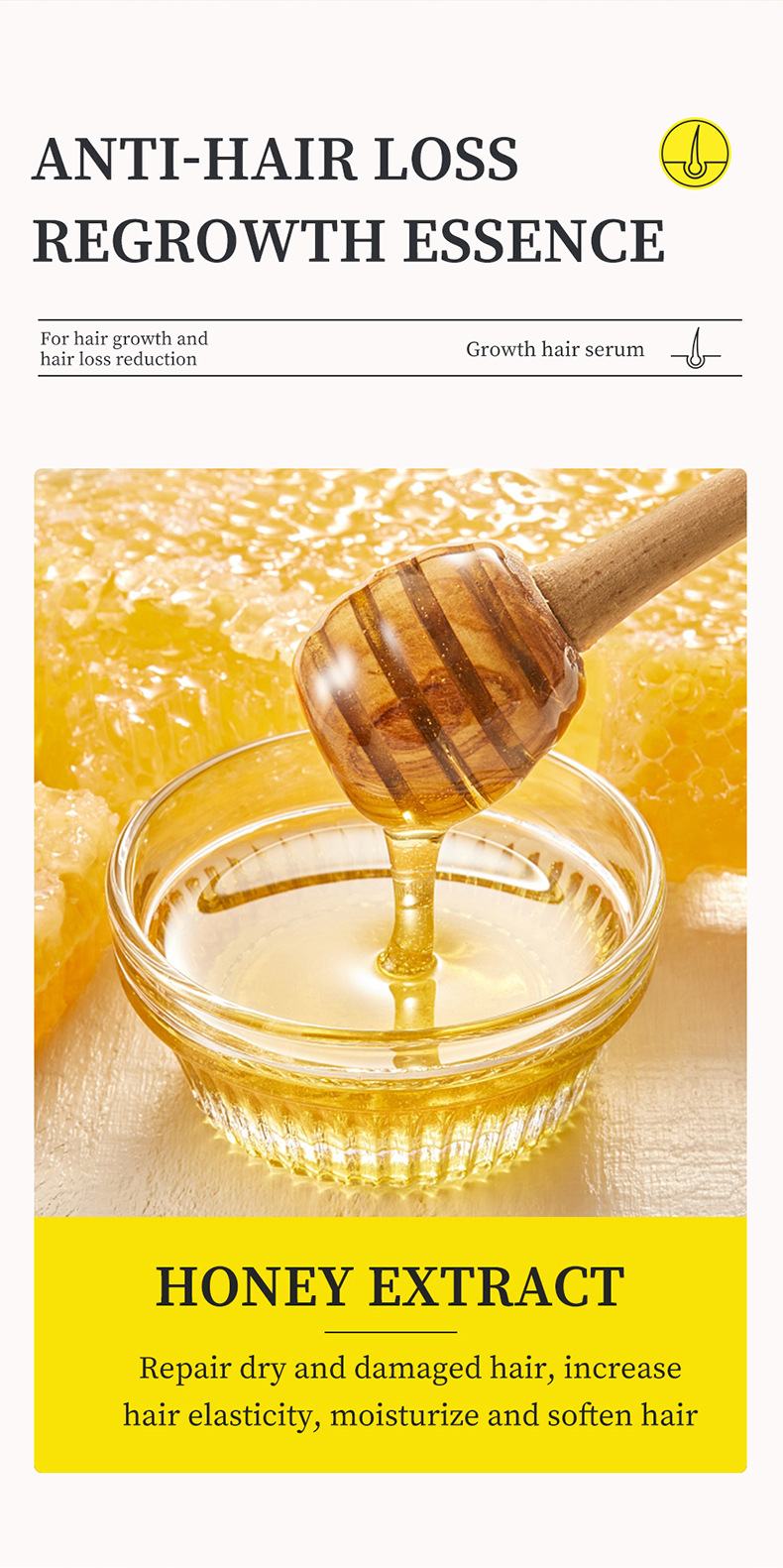 (1 PC) Dense Hair Growth Serum Hair Care Hair Growth Products Growing Hair Oil Hair Loss Care Liquid Beauty Hair Scalp Treatment Effective Baldness Repair Treatment