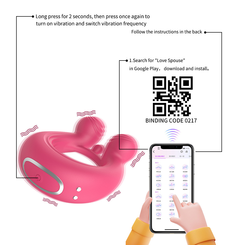 (Black) Penis Ring Cock Rings APP Control Version Semen Lock Ring 9 Vibration Frequency Sex Toys for Men Delayed Ejaculation Adults Ring Masturbation Stimulation