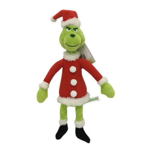 Christmas Grinch Plush Doll Soft Toy Stuffed Teddy 4PCS SET Boys Girls Christmas Gifts Kids Toy