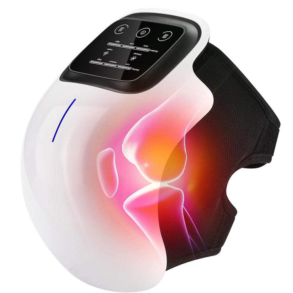 Cordless Knee Massager Powerful Battery Infrared Deep Heat For Knee Joint Pain Relief Laser