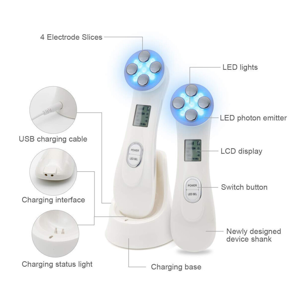 5 IN 1 RF Radio Frequency Skin Tightening Machine Anti Wrinkle