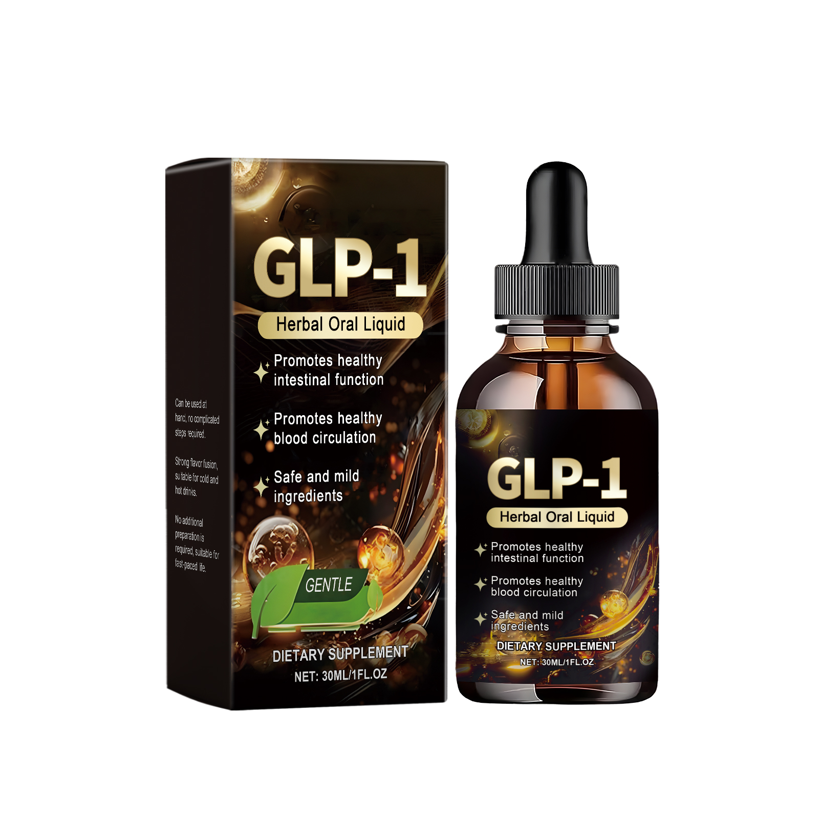 Gut Balance Drops | Natural Support for Daily Intestinal Health & Comfort | Gentle Liquid Supplement to Promote Digestive Wellness & Ease Unease 版本C（强调日常维护）：