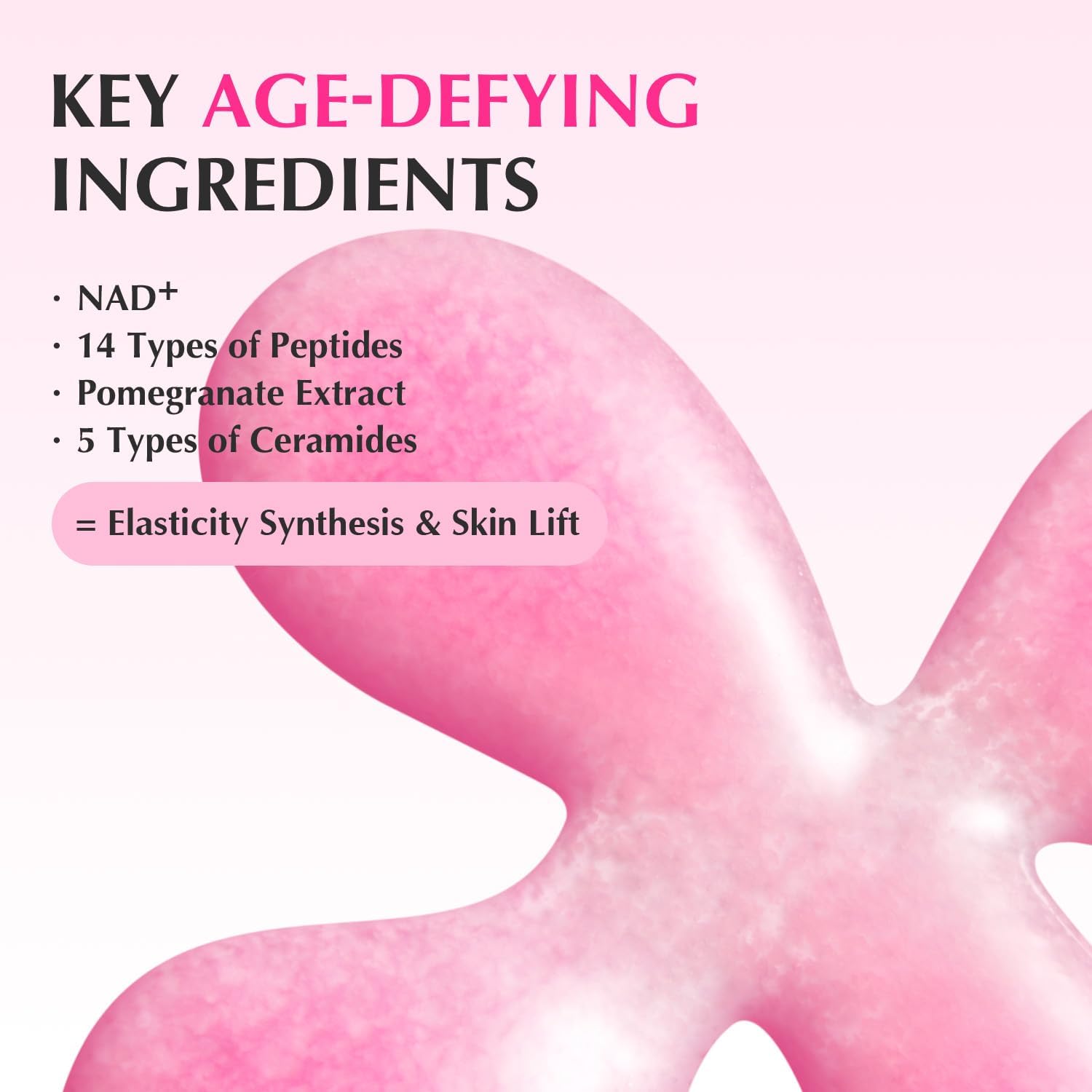 EQQUALBERRY NAD Peptide Boosting Smoothie Serum 30ml Hydrating Vitality-Supporting Face Serum NAD Multi-Peptide Blend Ceramide Complex Lightweight Daily Boost