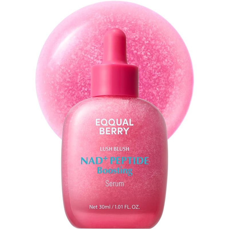 EQQUALBERRY NAD Peptide Boosting Smoothie Serum 30ml Hydrating Vitality-Supporting Face Serum NAD Multi-Peptide Blend Ceramide Complex Lightweight Daily Boost