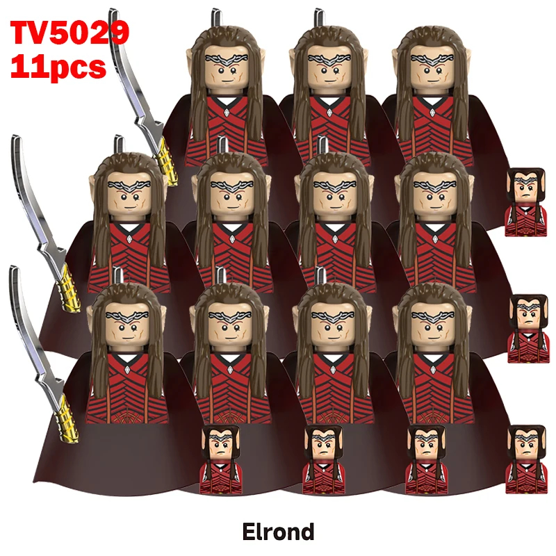 (Style B) Kids Toys Military Soldiers Building Blocks The Lord of Ring Army Infantry Weapons Bricks Christmas Gifts