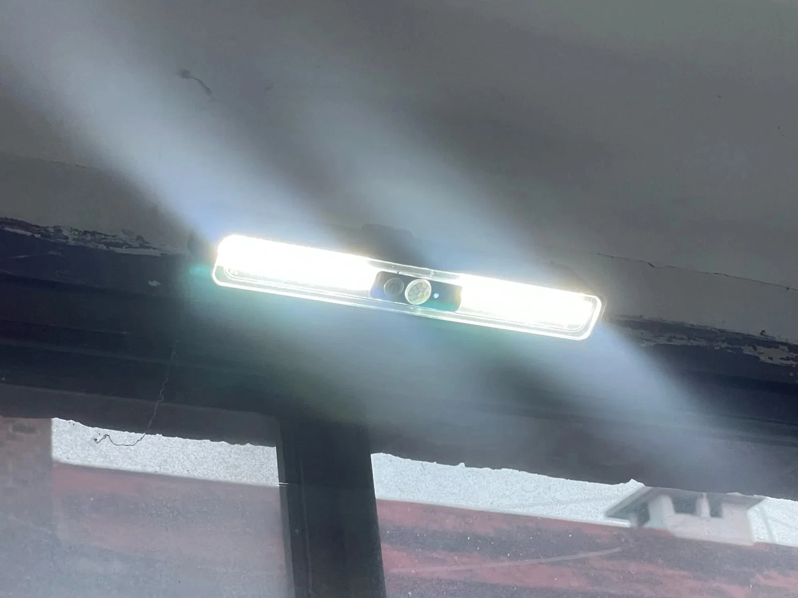 (Clamp Type) Portable Solar Motion Sensor Light Outdoor 36 LEDs Fence Clip-On Waterproof Lamp