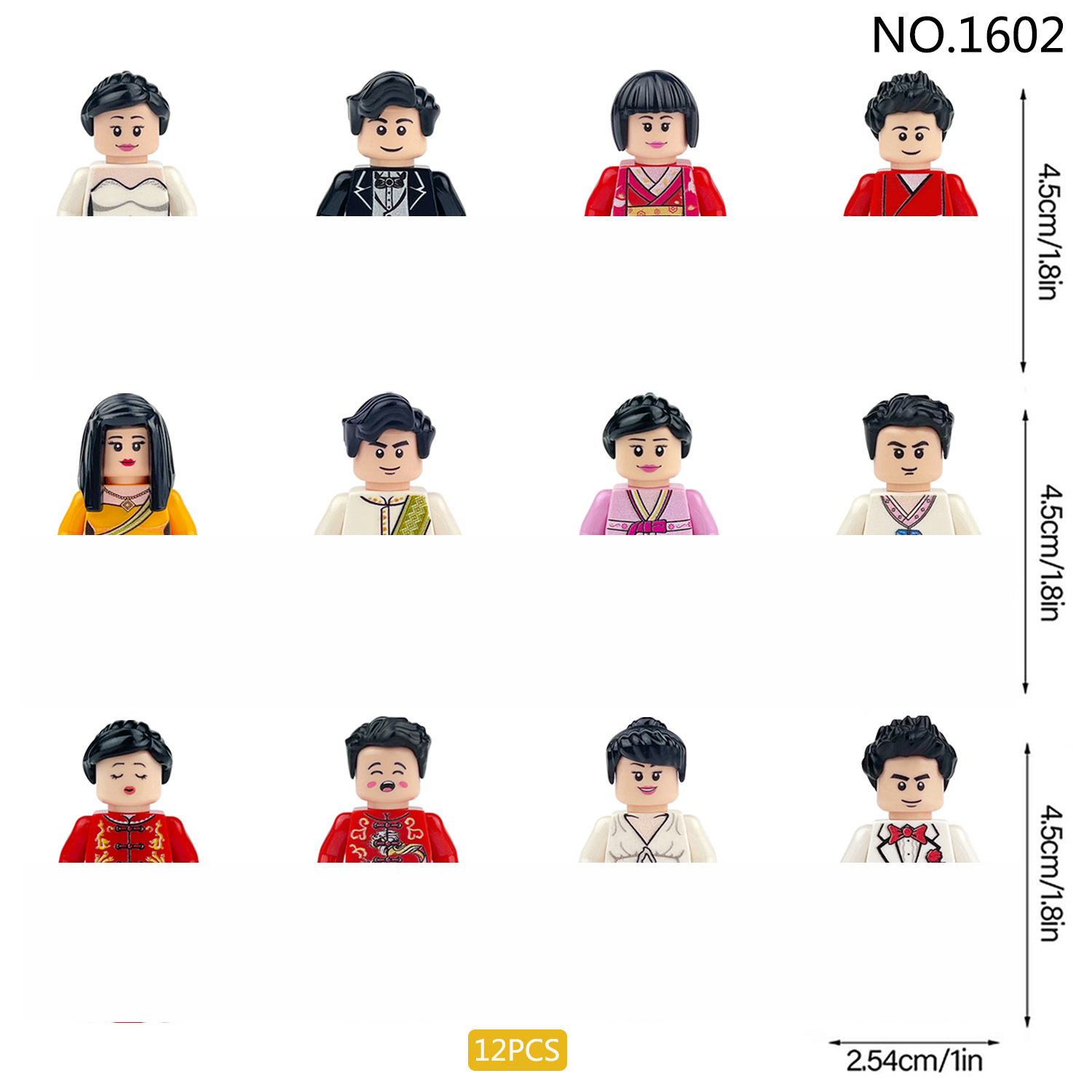 (Style A) City Characters Action Figures Building Blocks Policeman Teacher Fireman Occupation Mini Figurine Dolls Bricks Set Children Toys