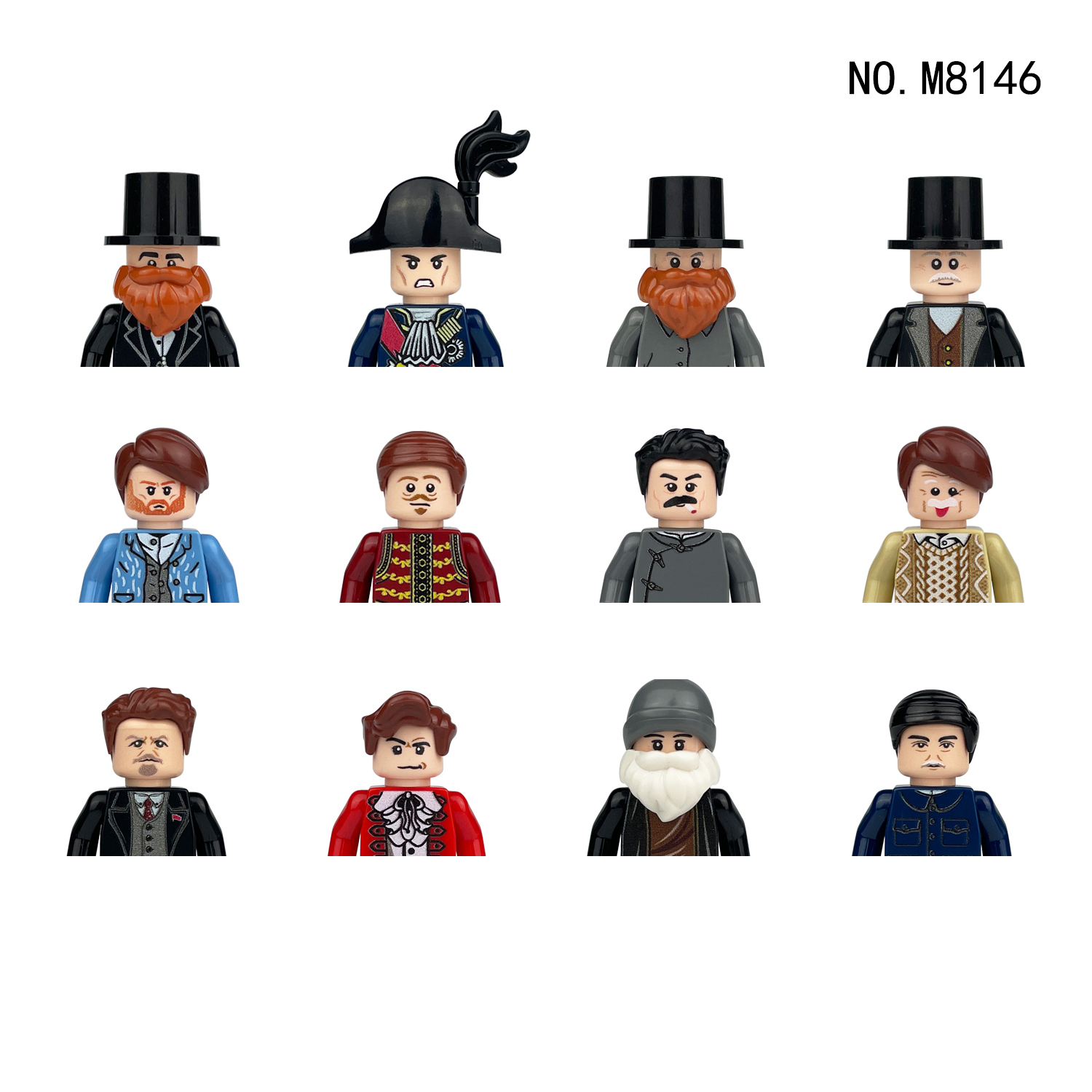 (Style A) City Characters Action Figures Building Blocks Policeman Teacher Fireman Occupation Mini Figurine Dolls Bricks Set Children Toys