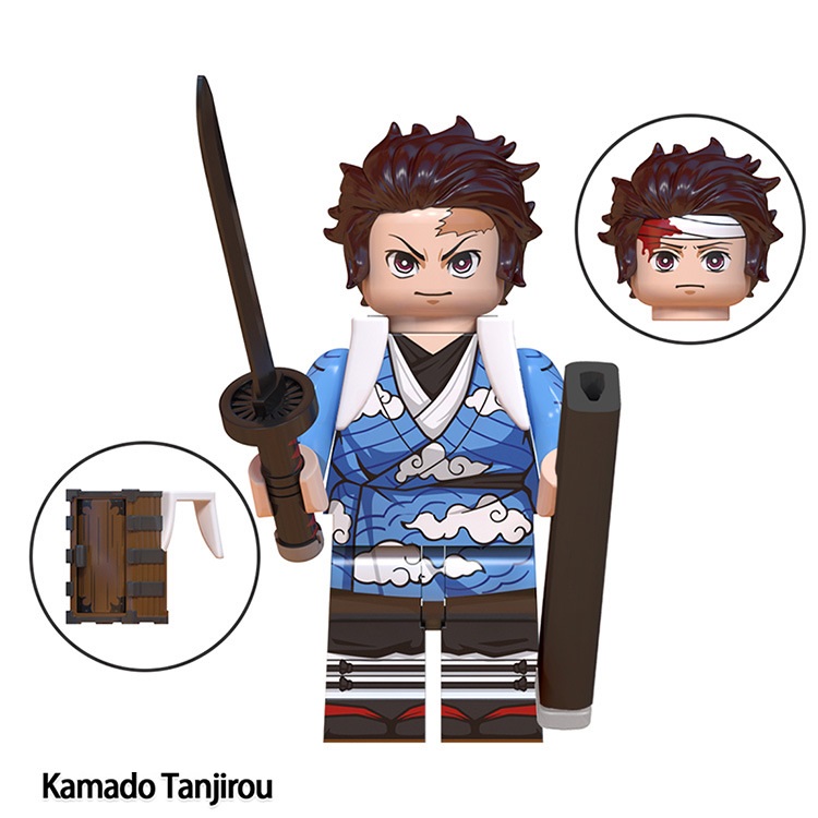 Anime Building Blocks Kamado Tanjirou Daki Minifigures Children Movie Series Toy Kids Gifts Fit Lego