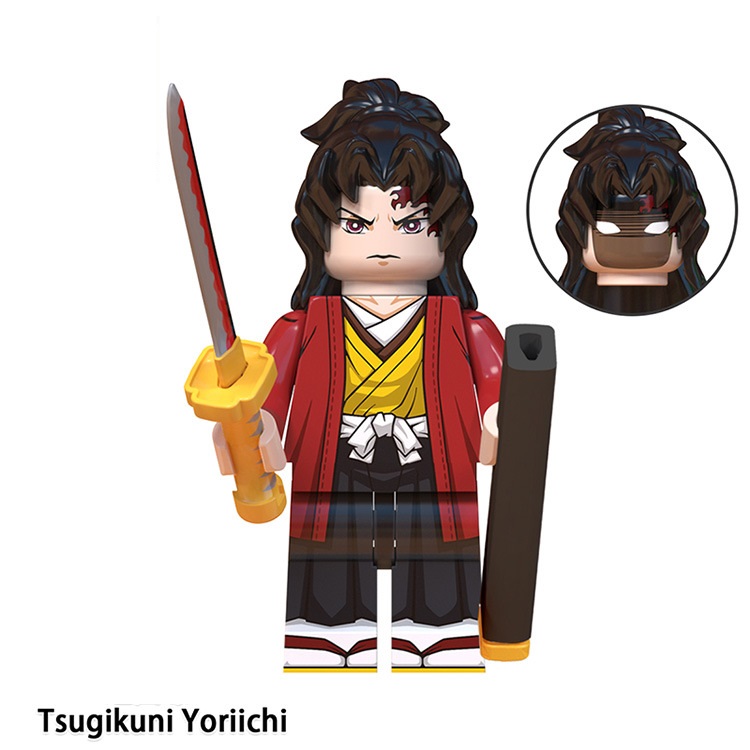 Anime Building Blocks Kamado Tanjirou Daki Minifigures Children Movie Series Toy Kids Gifts Fit Lego