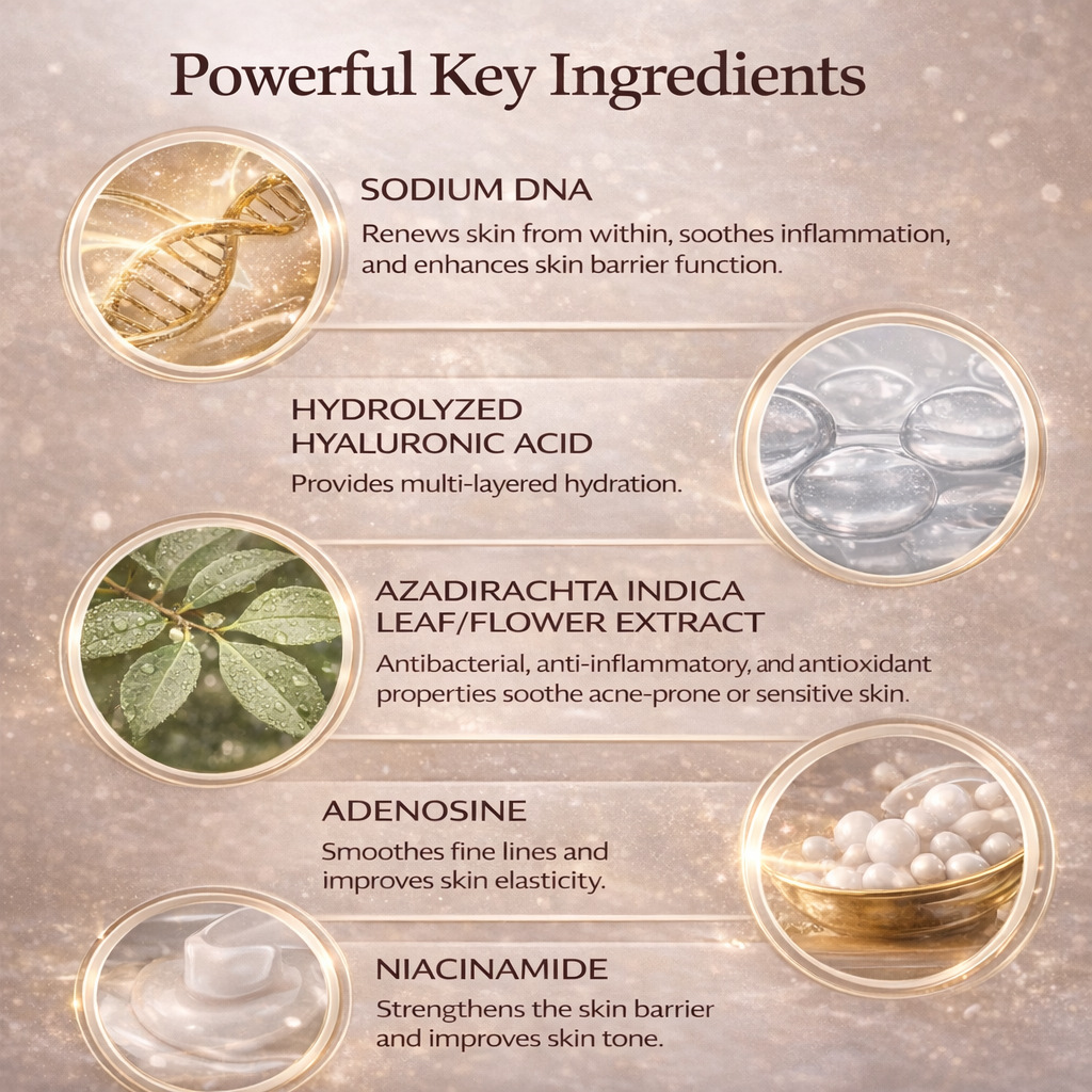 Advanced PDRN Rejuvenating Cream For Skin Elasticity Barrier Strengthening And Soothing Daily Face Moisturizer
