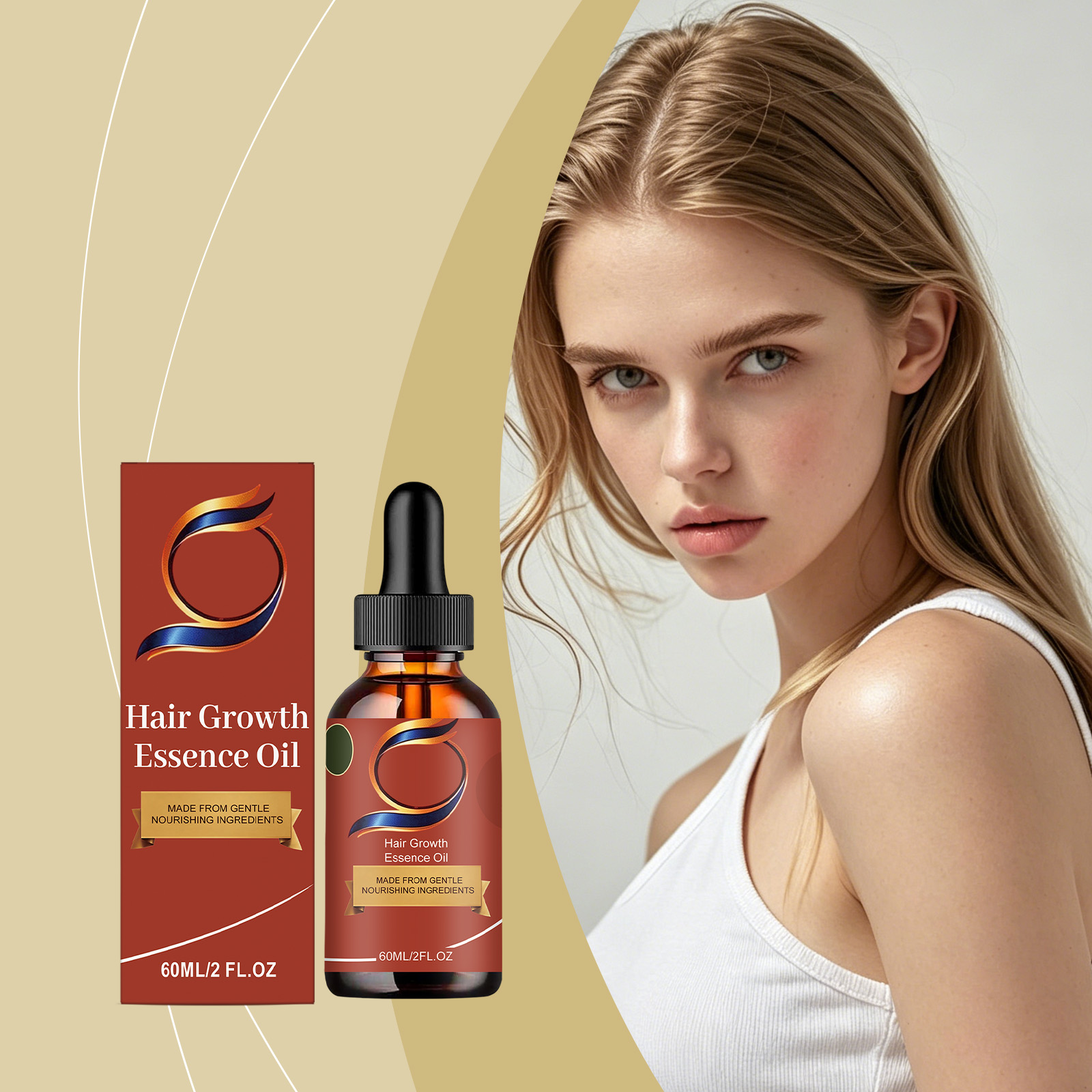 Mild Moisturizing Hair Care Oil Gentle Comfort Dry Smooth Natural Shade Fragrance Refreshing Tress Treatment Liquid
