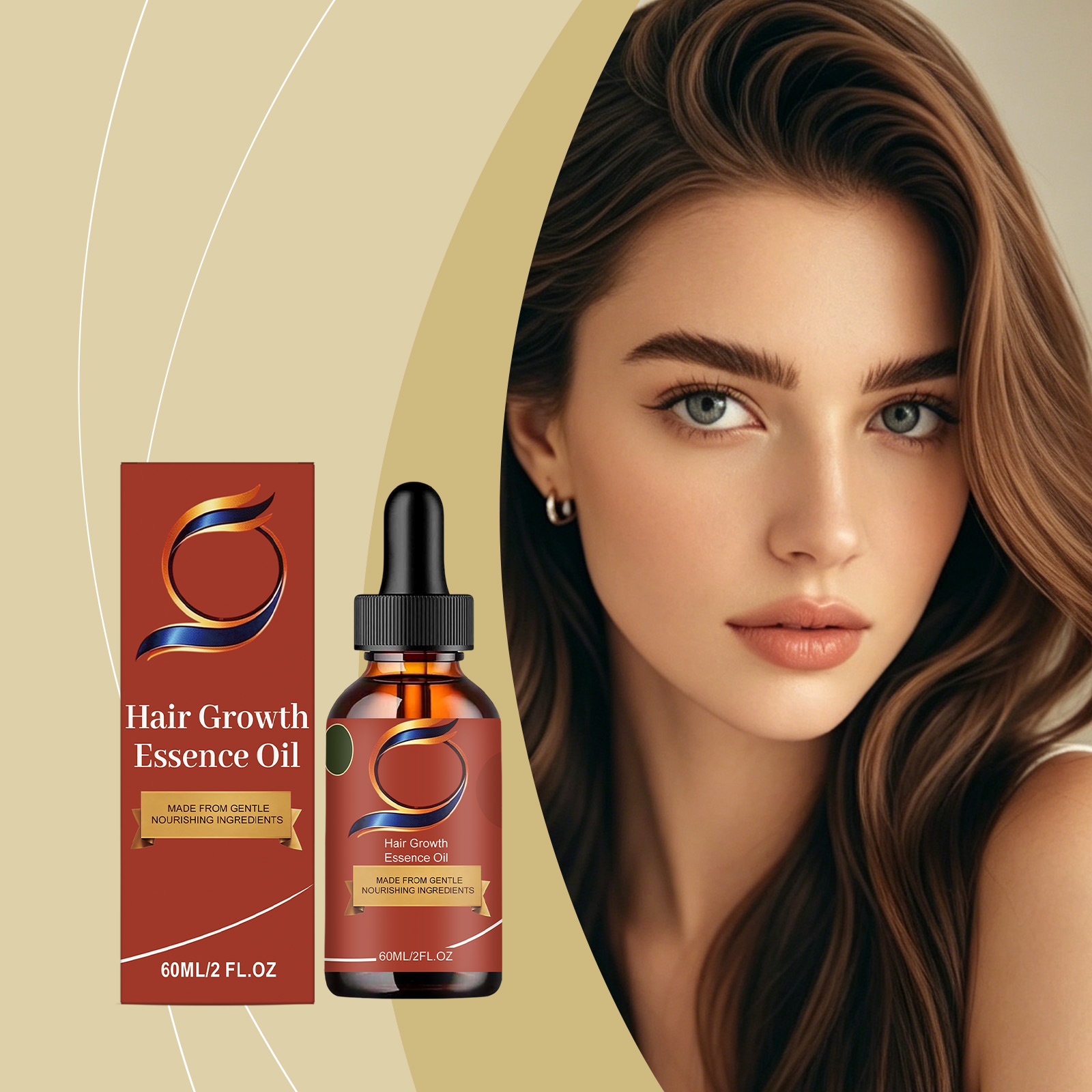 Mild Moisturizing Hair Care Oil Gentle Comfort Dry Smooth Natural Shade Fragrance Refreshing Tress Treatment Liquid