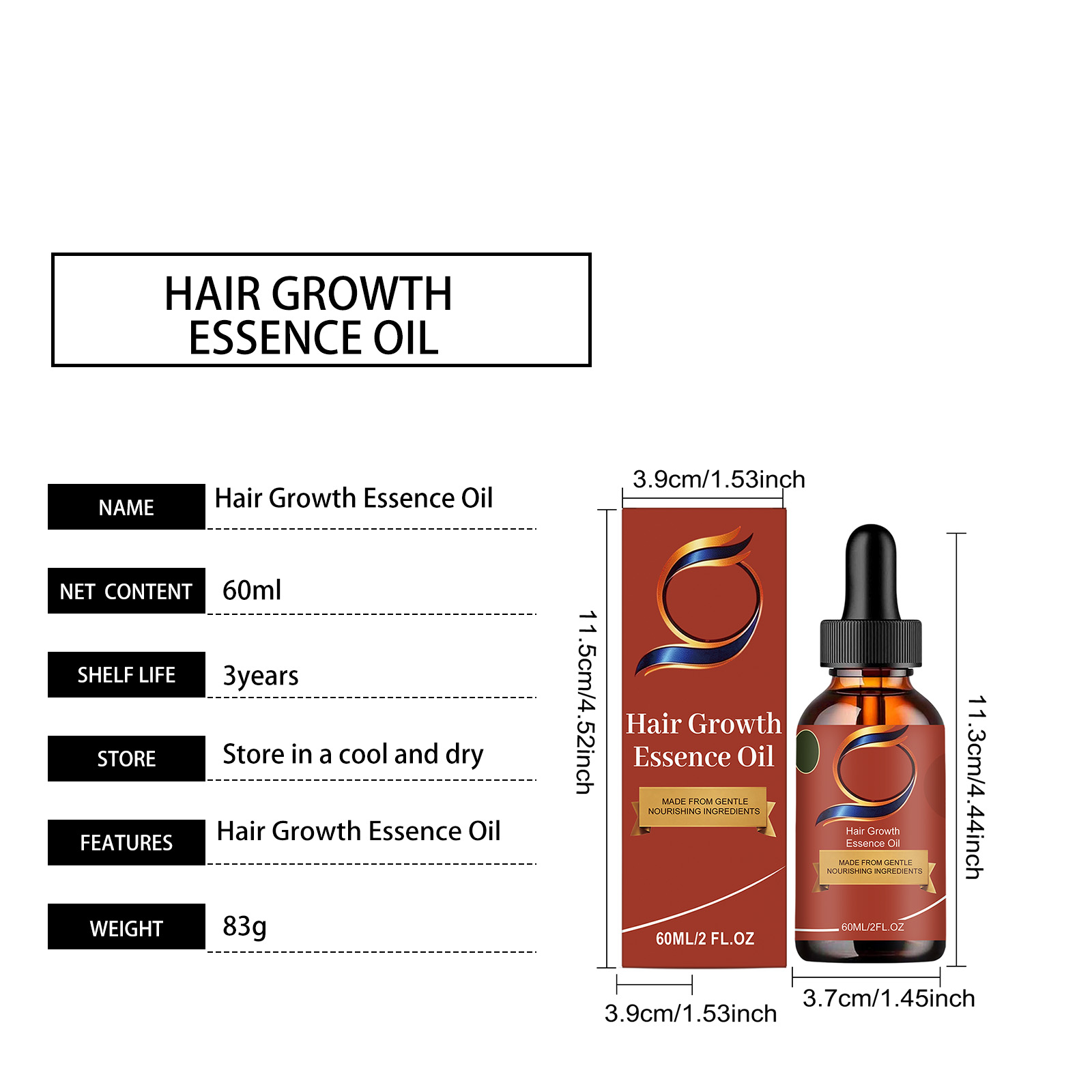 Mild Moisturizing Hair Care Oil Gentle Comfort Dry Smooth Natural Shade Fragrance Refreshing Tress Treatment Liquid