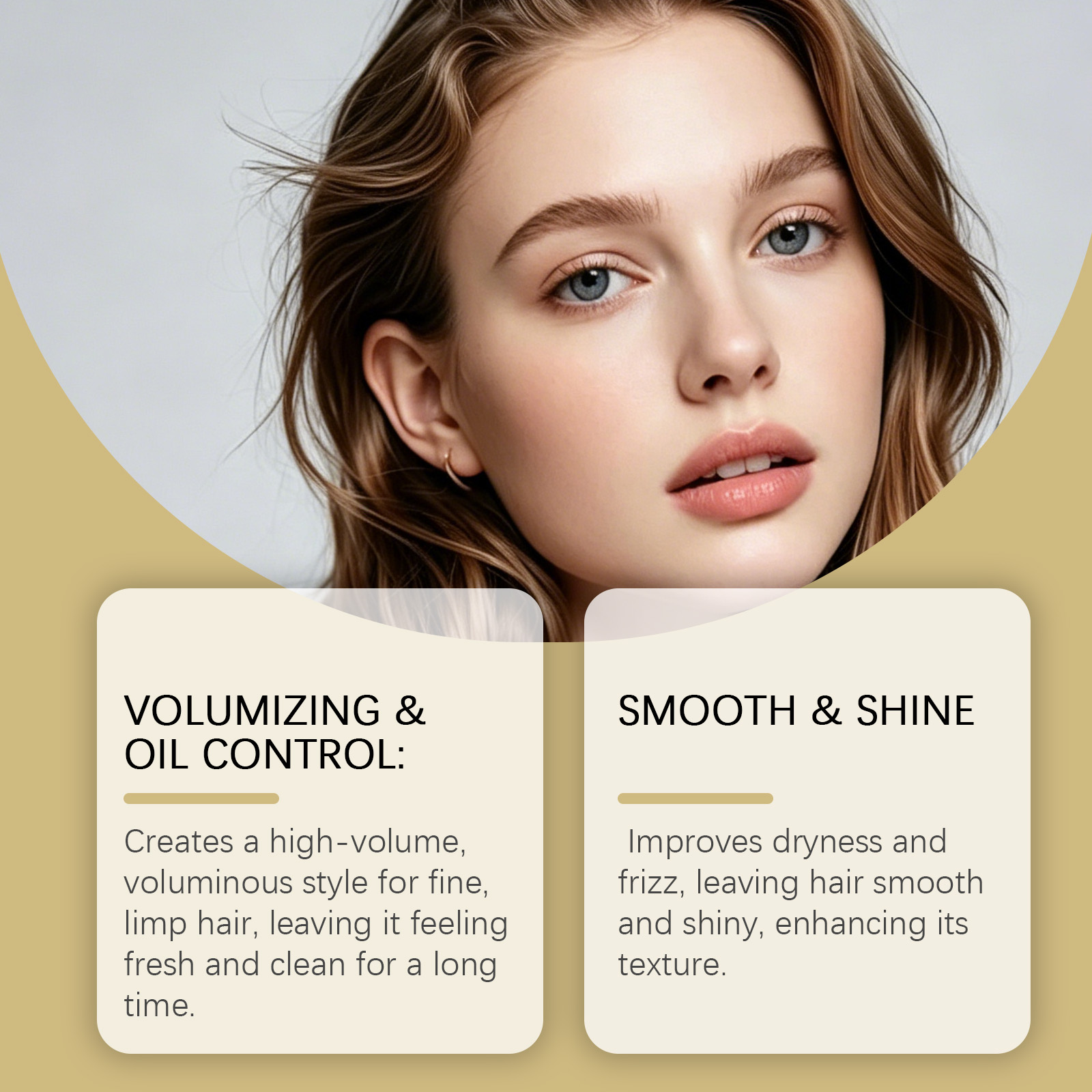 Mild Moisturizing Hair Care Oil Gentle Comfort Dry Smooth Natural Shade Fragrance Refreshing Tress Treatment Liquid