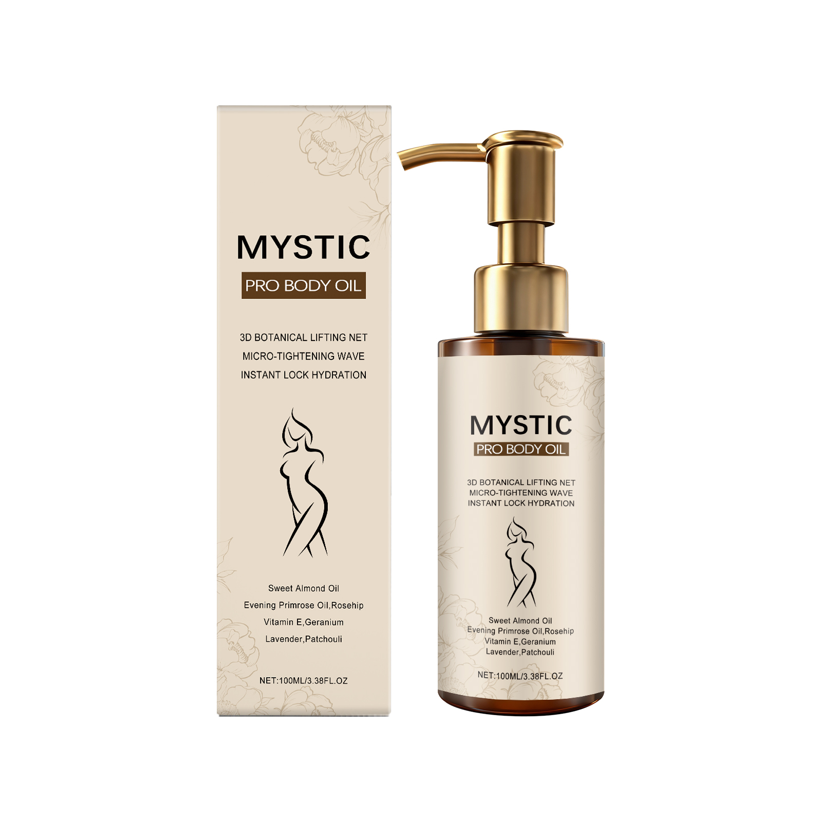 Body Care Oil Fine Texture Skin Friendly Fast Absorbing Nourishing Hydrated Smooth Improve Rough Complexion Whole Body Skin