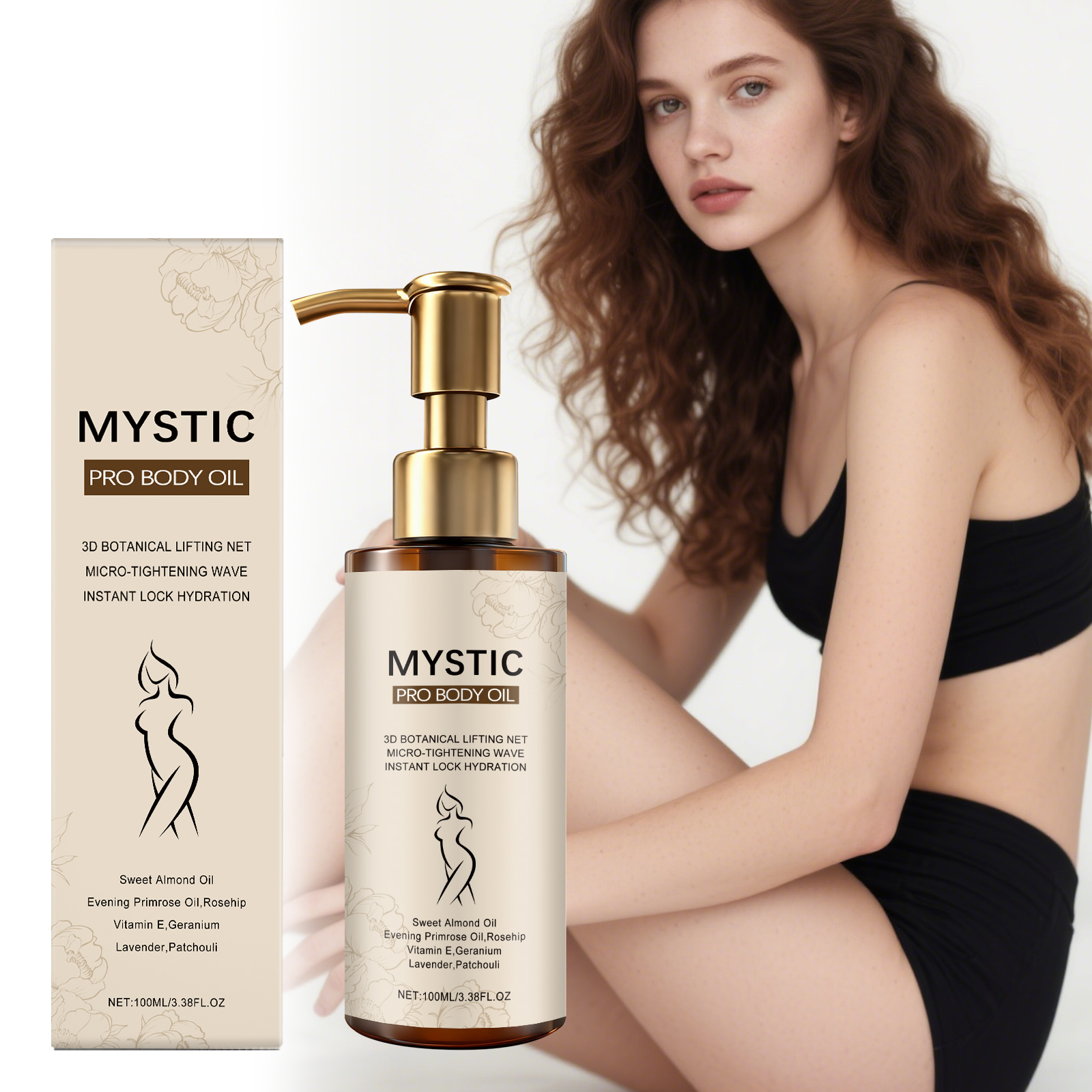 Body Care Oil Fine Texture Skin Friendly Fast Absorbing Nourishing Hydrated Smooth Improve Rough Complexion Whole Body Skin