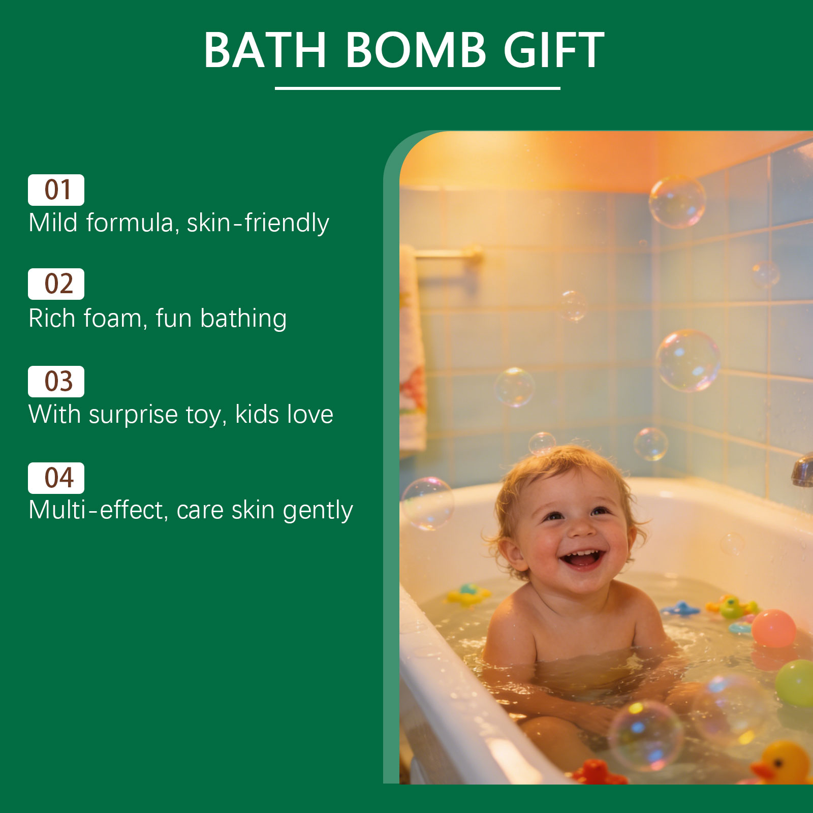 Fun Bath Bombs Mild Clean Moisturize Skin Colorful Fragrance Body Shower Care