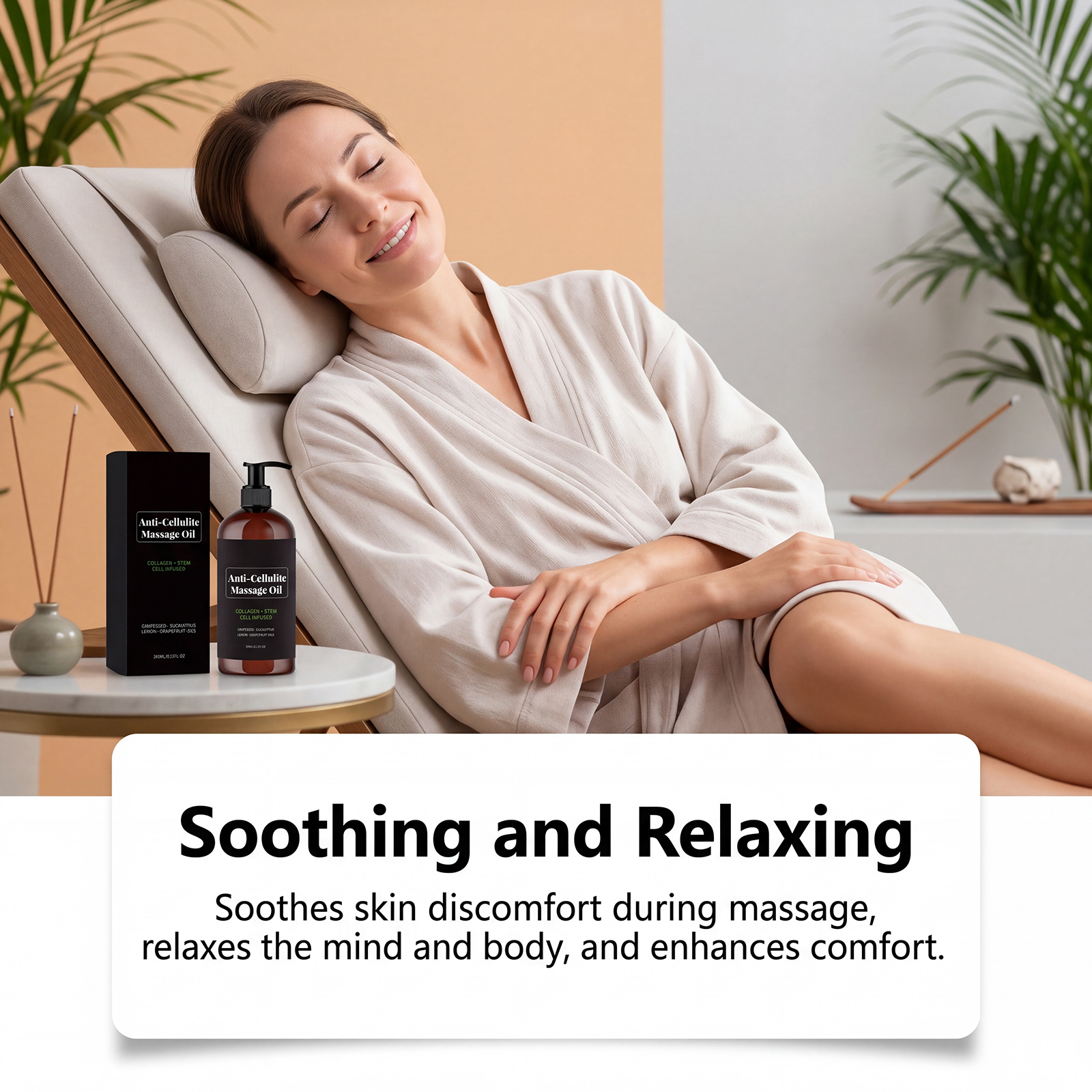 Smooth Body Oil Mild Hydrating Moisturizing Silky Glossy Delicate Skin Care For Body Complexion