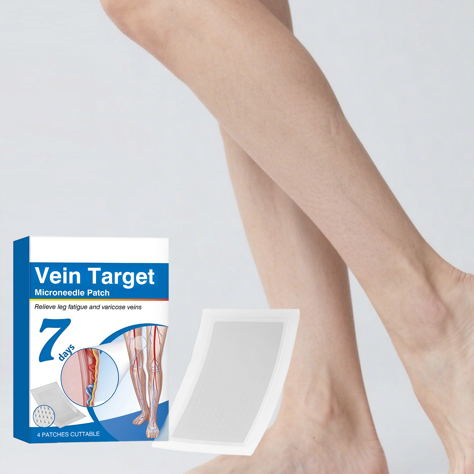 Leg Care Patch Mild Soft Breathable Skin Friendly External Convenient Daily Protect Leg Skin