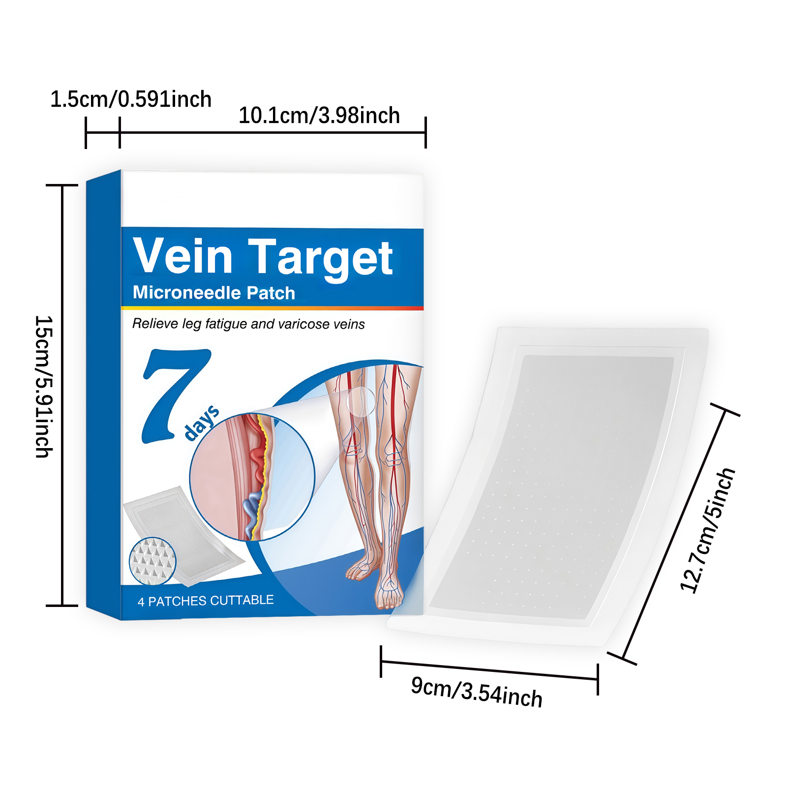Leg Care Patch Mild Soft Breathable Skin Friendly External Convenient Daily Protect Leg Skin