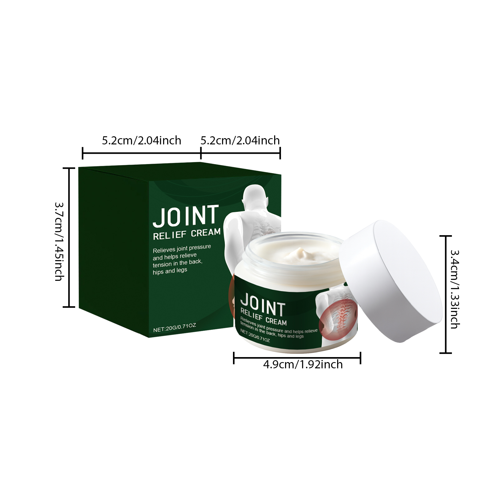 Herbal Care Cream Nourishing Gentle Comfort Joint Body Skin Mild Moist External Smear Nursing
