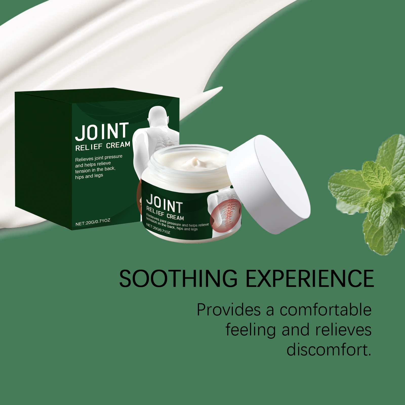 Herbal Care Cream Nourishing Gentle Comfort Joint Body Skin Mild Moist External Smear Nursing