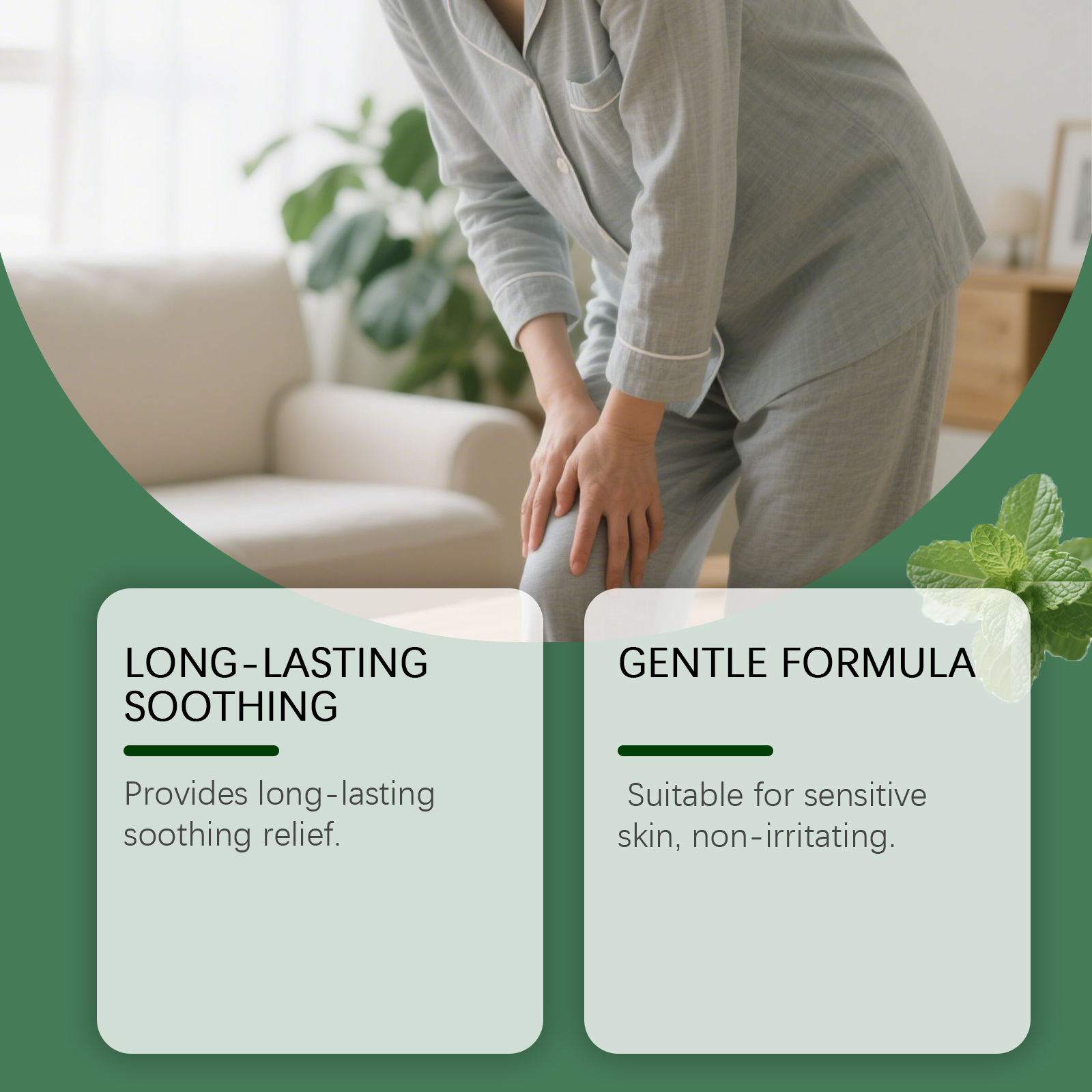 Herbal Care Cream Nourishing Gentle Comfort Joint Body Skin Mild Moist External Smear Nursing