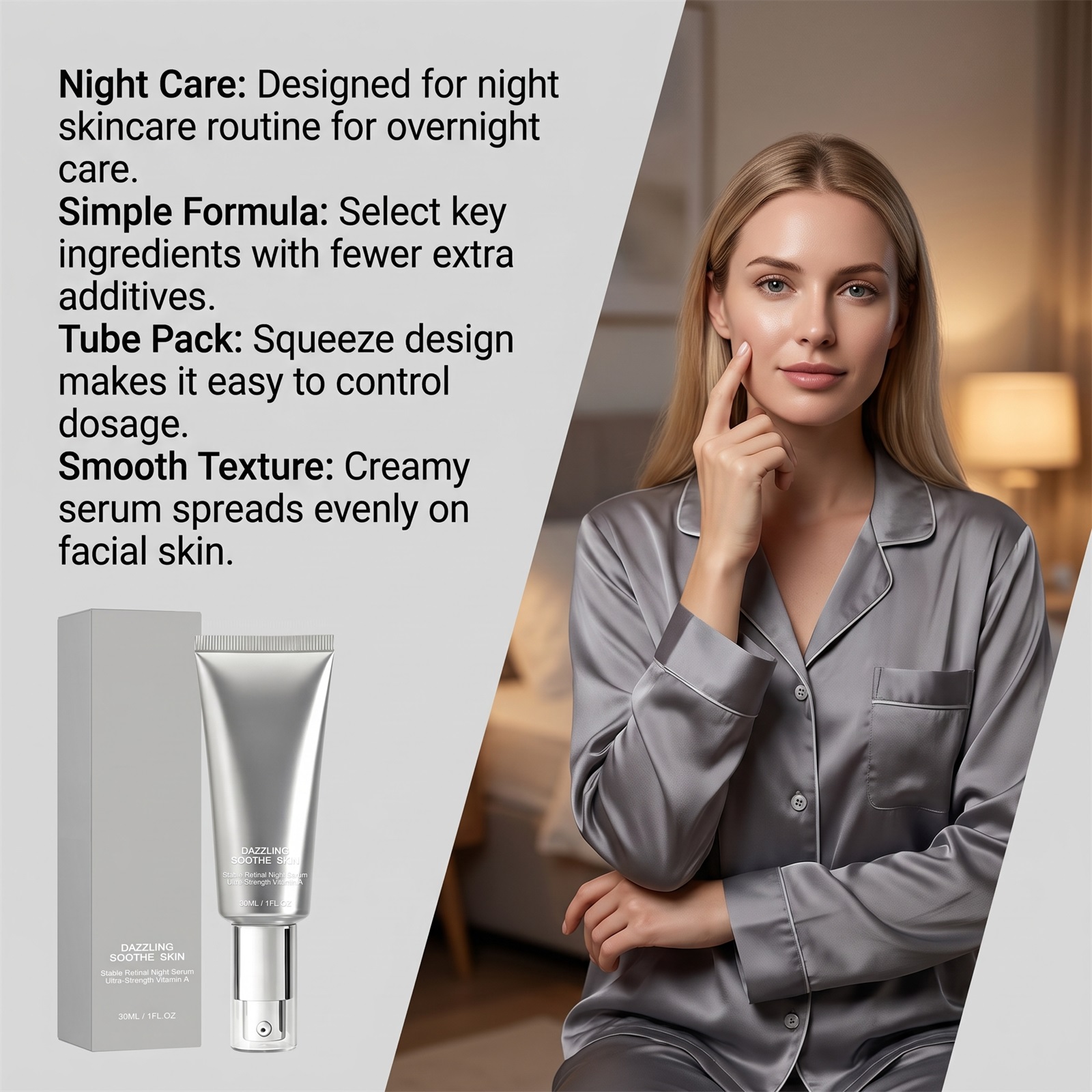 Moisturizing Facial Essence Daily Hydrating Refreshing Skincare Delicate Care Face Skin Light Smooth Texture