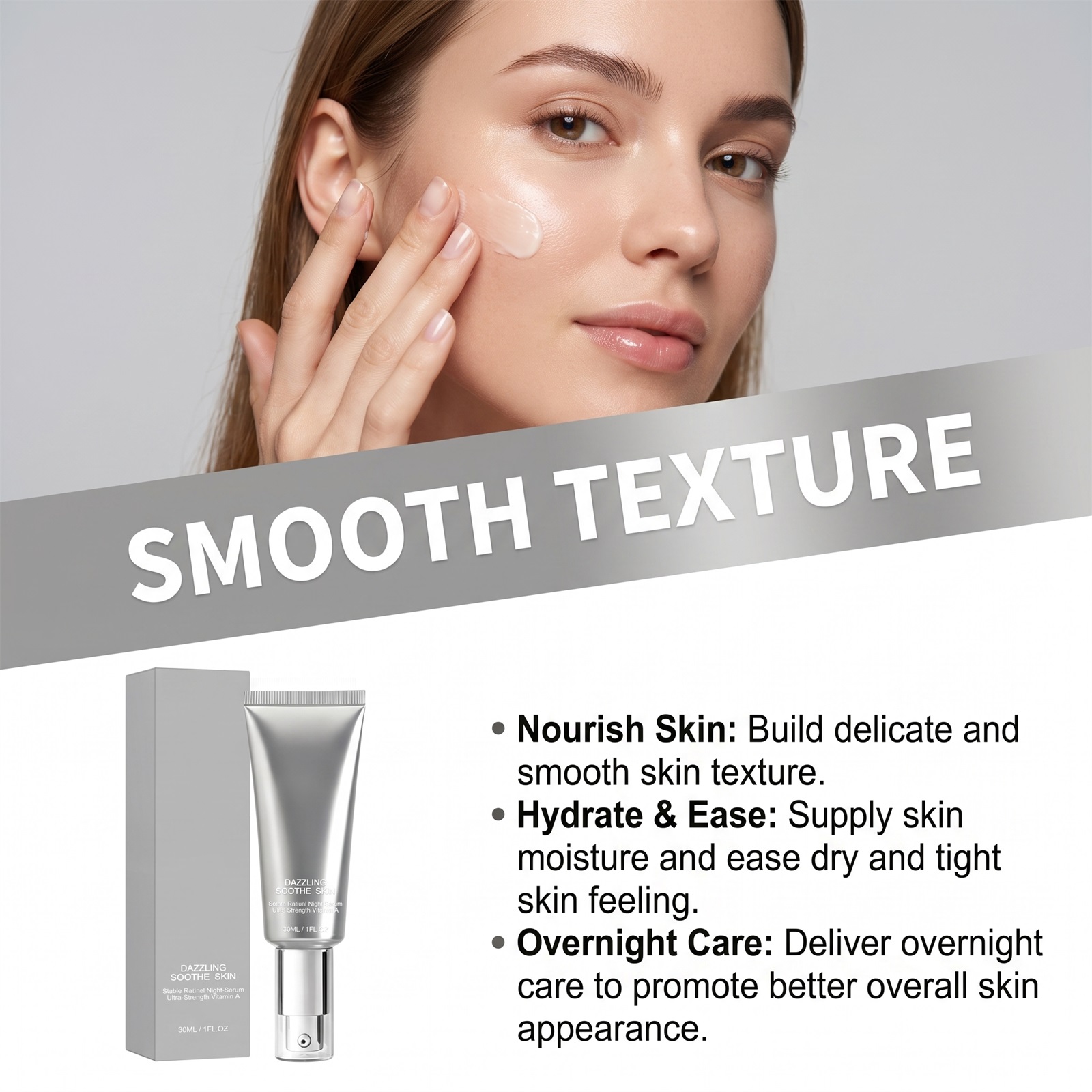 Moisturizing Facial Essence Daily Hydrating Refreshing Skincare Delicate Care Face Skin Light Smooth Texture