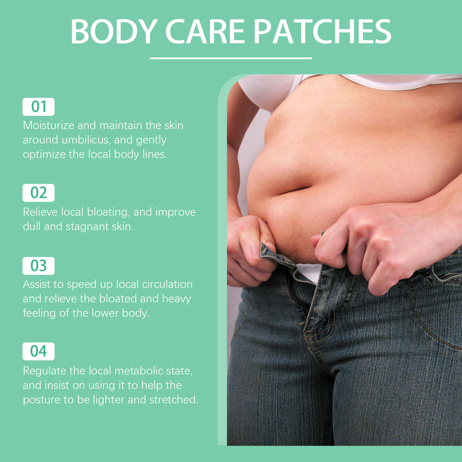 Body Care Patch Light Shaping Skin Friendly Cozy Lazy Figure Daily Nursing