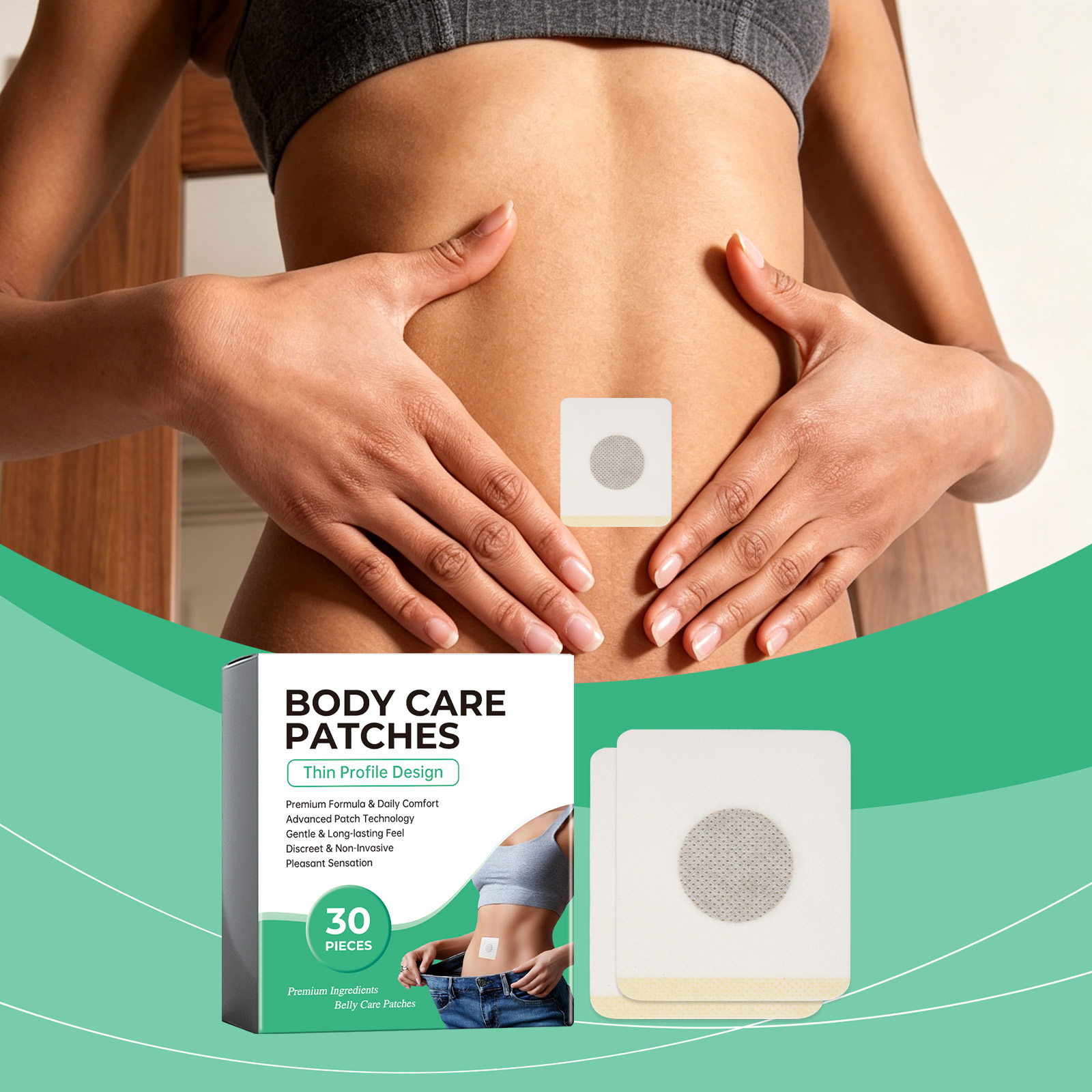 Body Care Patch Light Shaping Skin Friendly Cozy Lazy Figure Daily Nursing