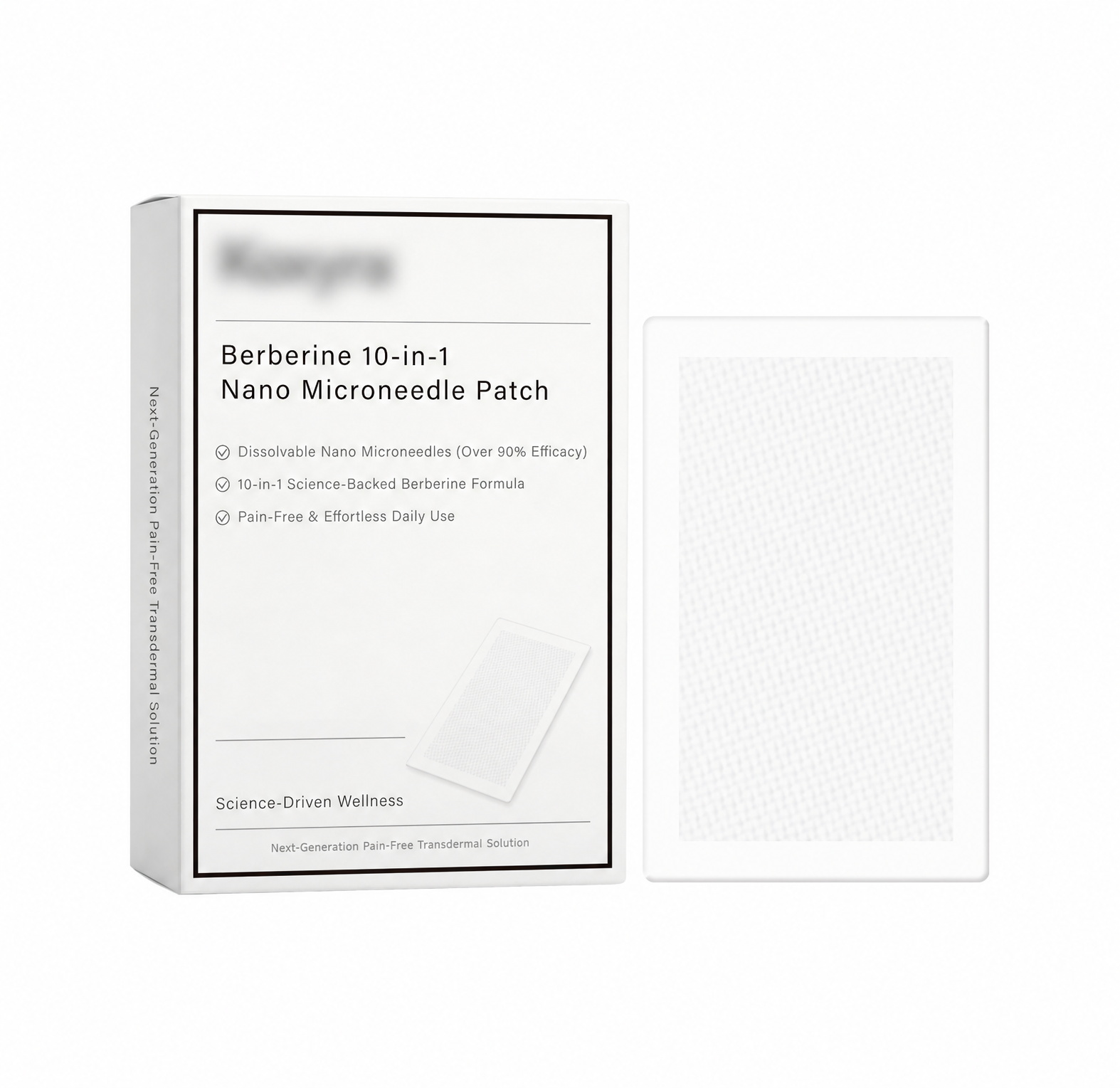Microneedle Nursing Patch Ten Essences Design Penetration Absorption Mild Formula Daily Convenient Care Sticker