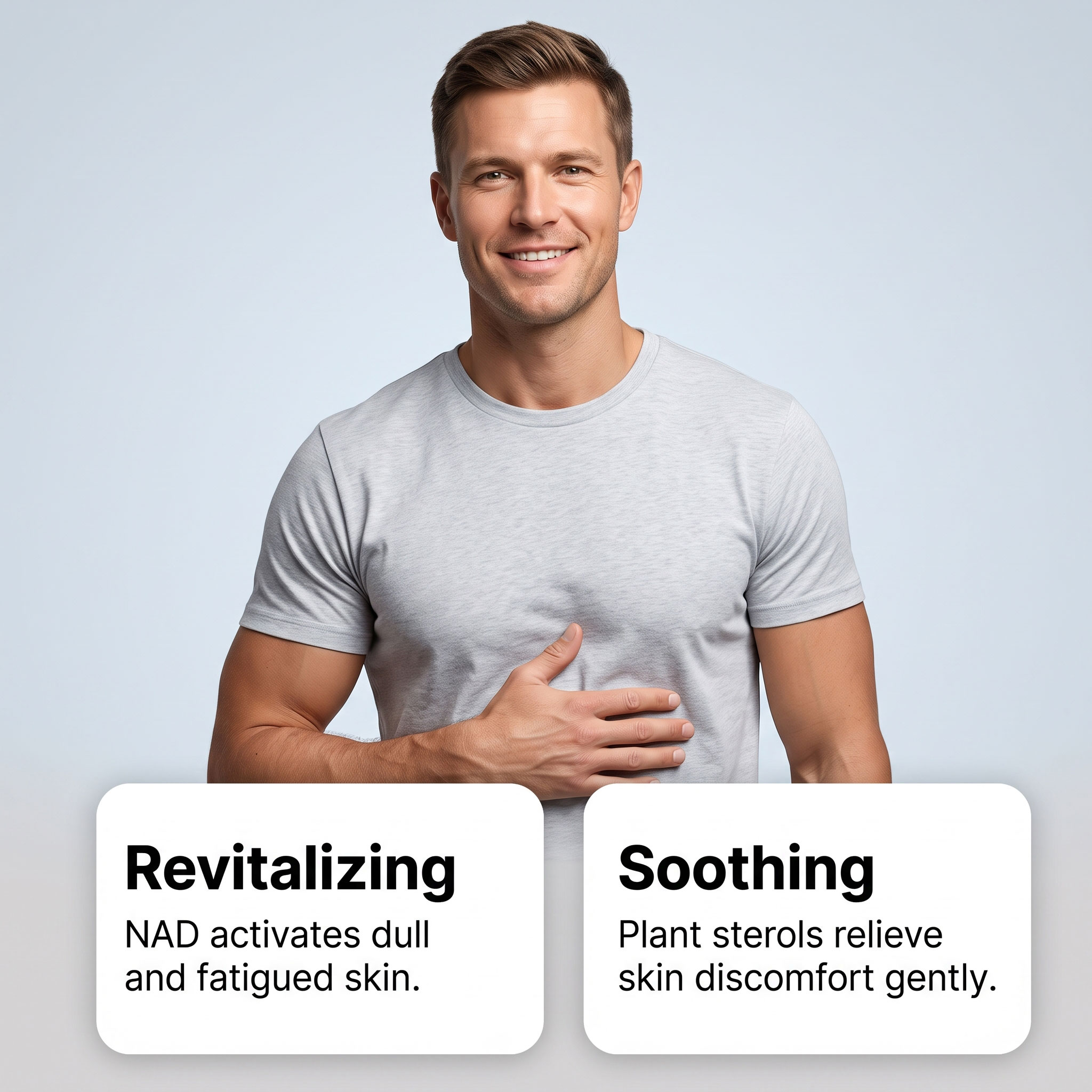 Men Care Patch Mild Formula Fits Skin Moisturizing Nourishing Comfortable Skin Friendly Daily Male Care