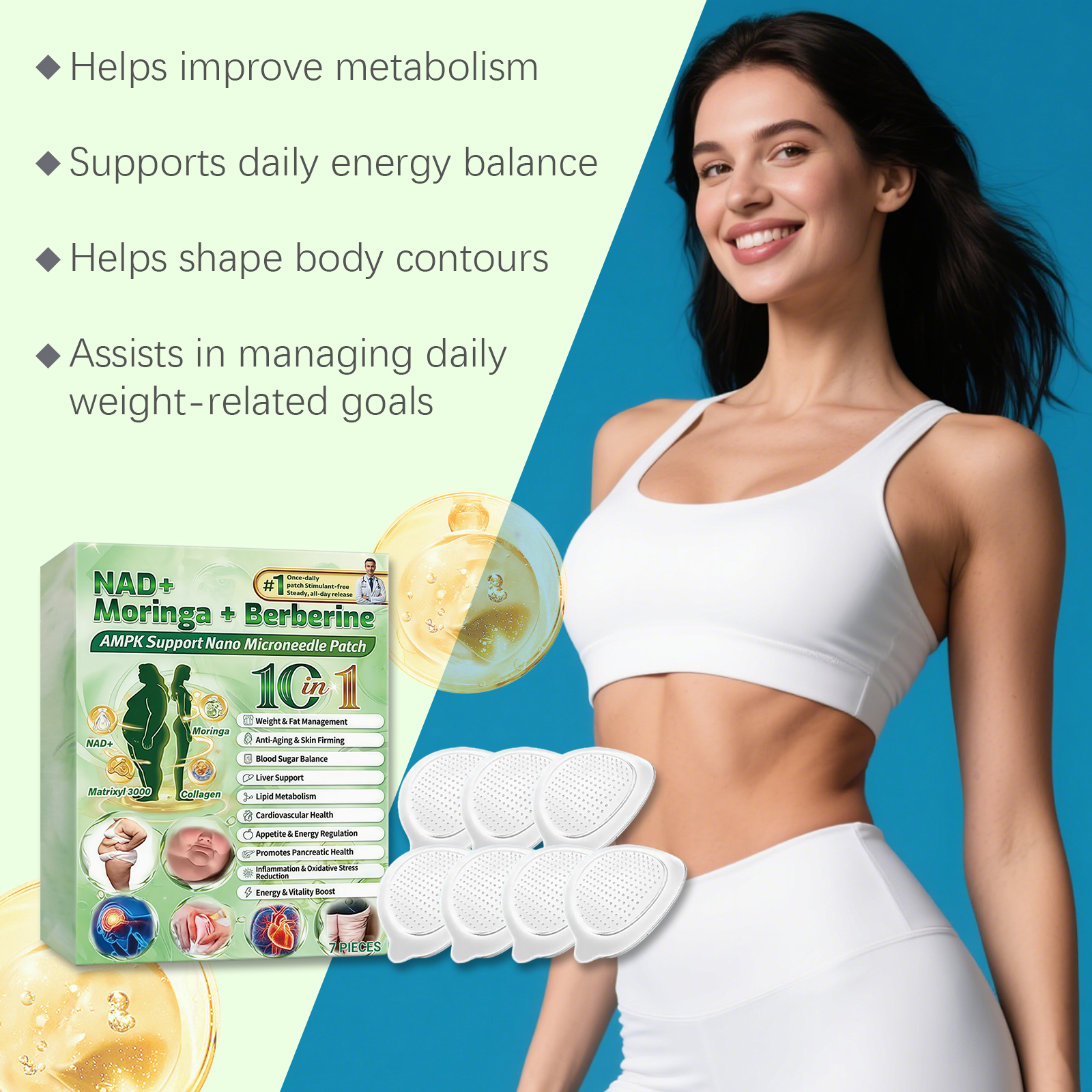 Body Care Patch Breathable Material Comfortable Daily Mild Gentle Natural Fit Skin Sticker For Body