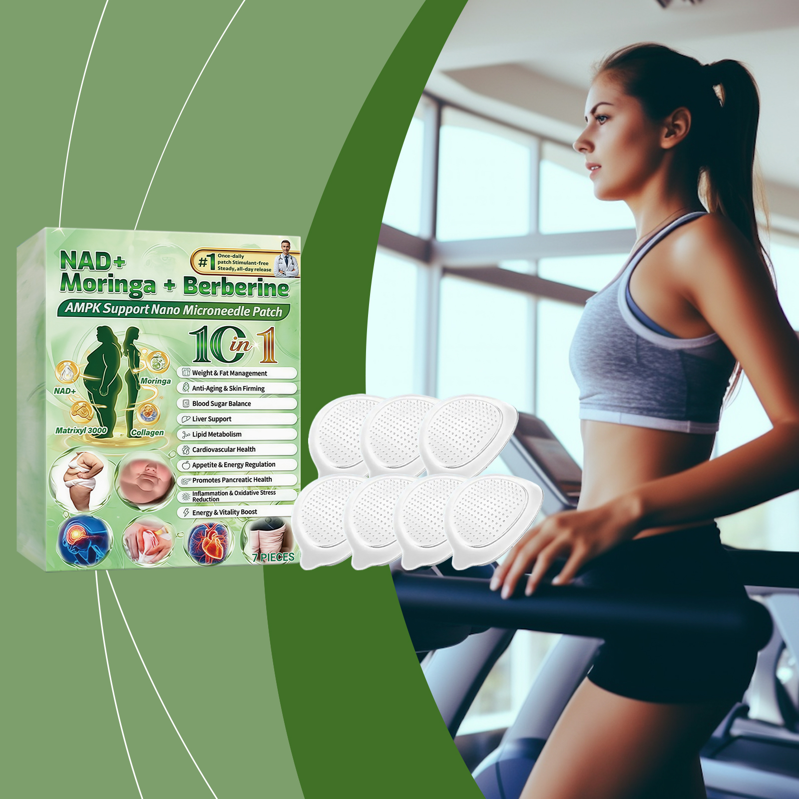 Body Care Patch Breathable Material Comfortable Daily Mild Gentle Natural Fit Skin Sticker For Body