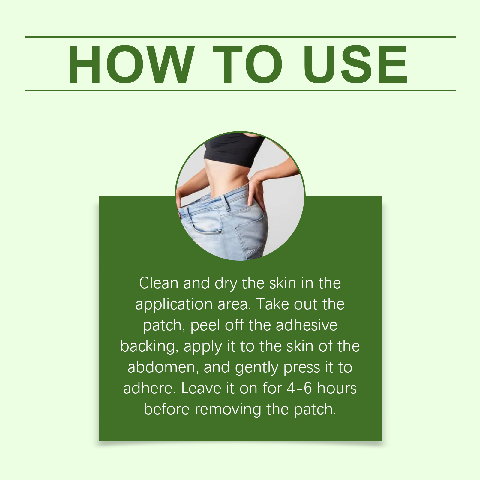 Body Care Patch Breathable Material Comfortable Daily Mild Gentle Natural Fit Skin Sticker For Body