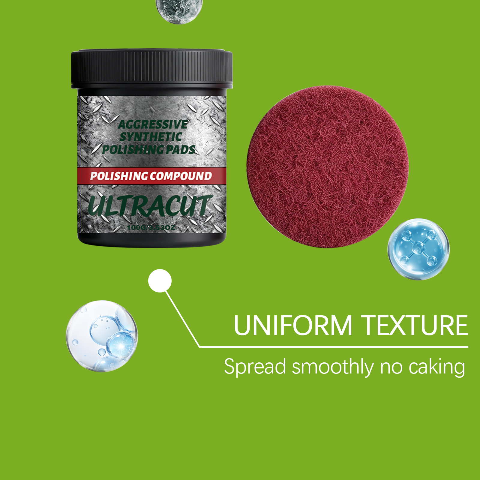 Polishing Cream Scratch Repair Gloss Smooth Daily Convenient Care For Metal Ceramic Stone Surface Texture