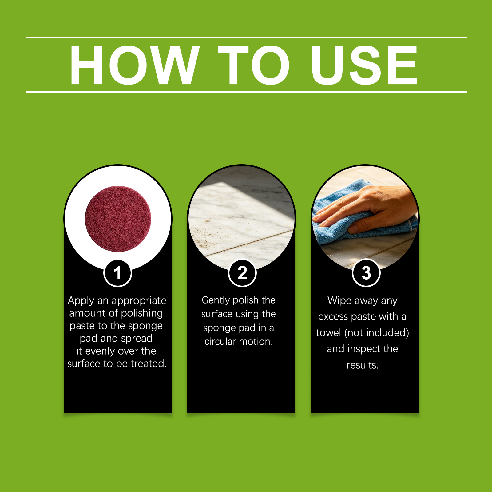 Polishing Cream Scratch Repair Gloss Smooth Daily Convenient Care For Metal Ceramic Stone Surface Texture