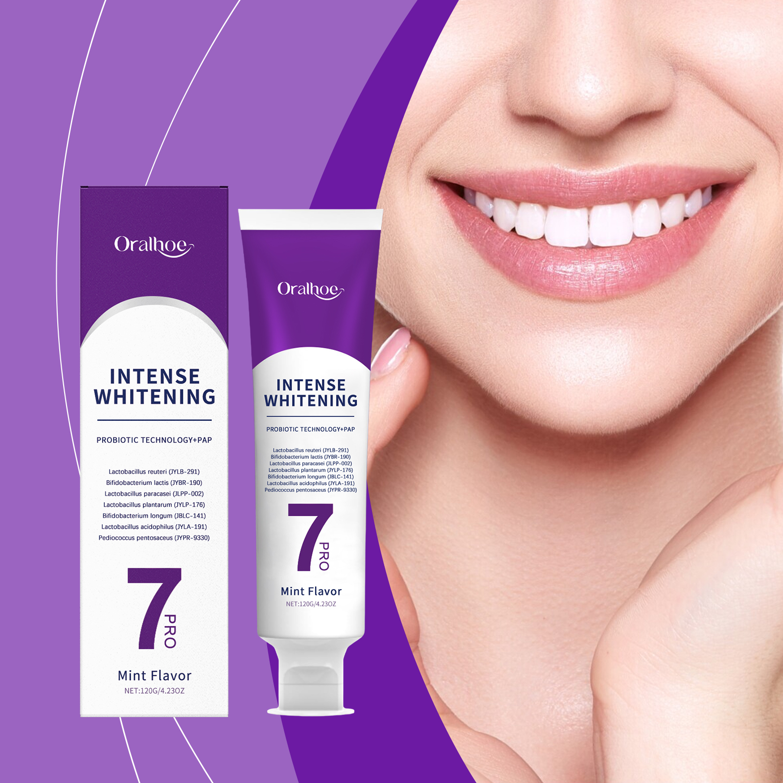 Toothpaste Mint Fresh Cleans Teeth Odor Stains Food Residues Long Lasting Fragrance Protects Teeth