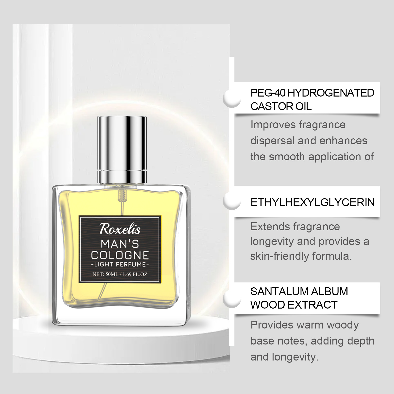 Citrus Woody Perfume Gentle Fresh Fragrance Natural Long Lasting Daily Scent For Personal Use