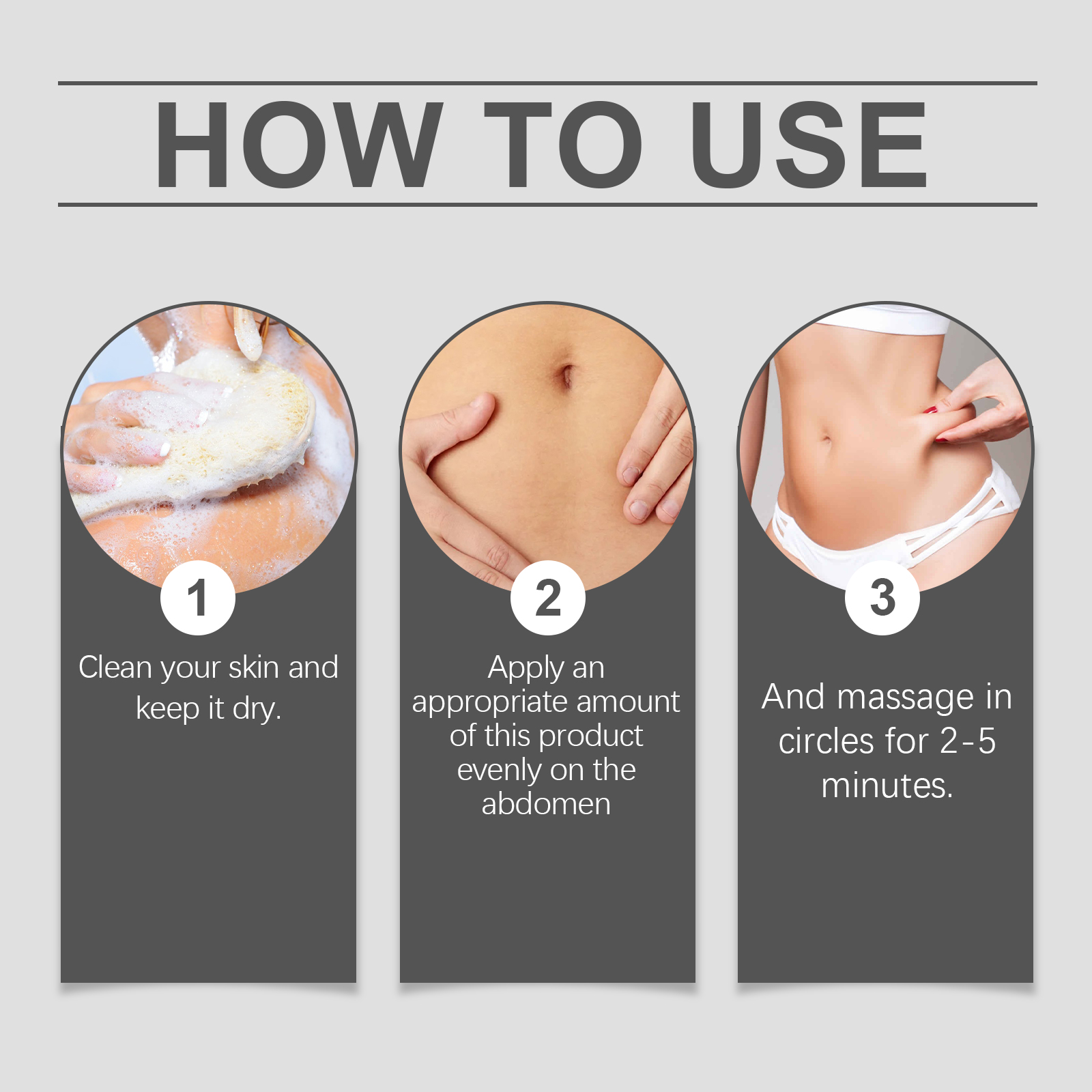 Ginger Abdomen Care Essential Oil Nourish Body Skin Firm Massage Whole Body Care Essential Oil