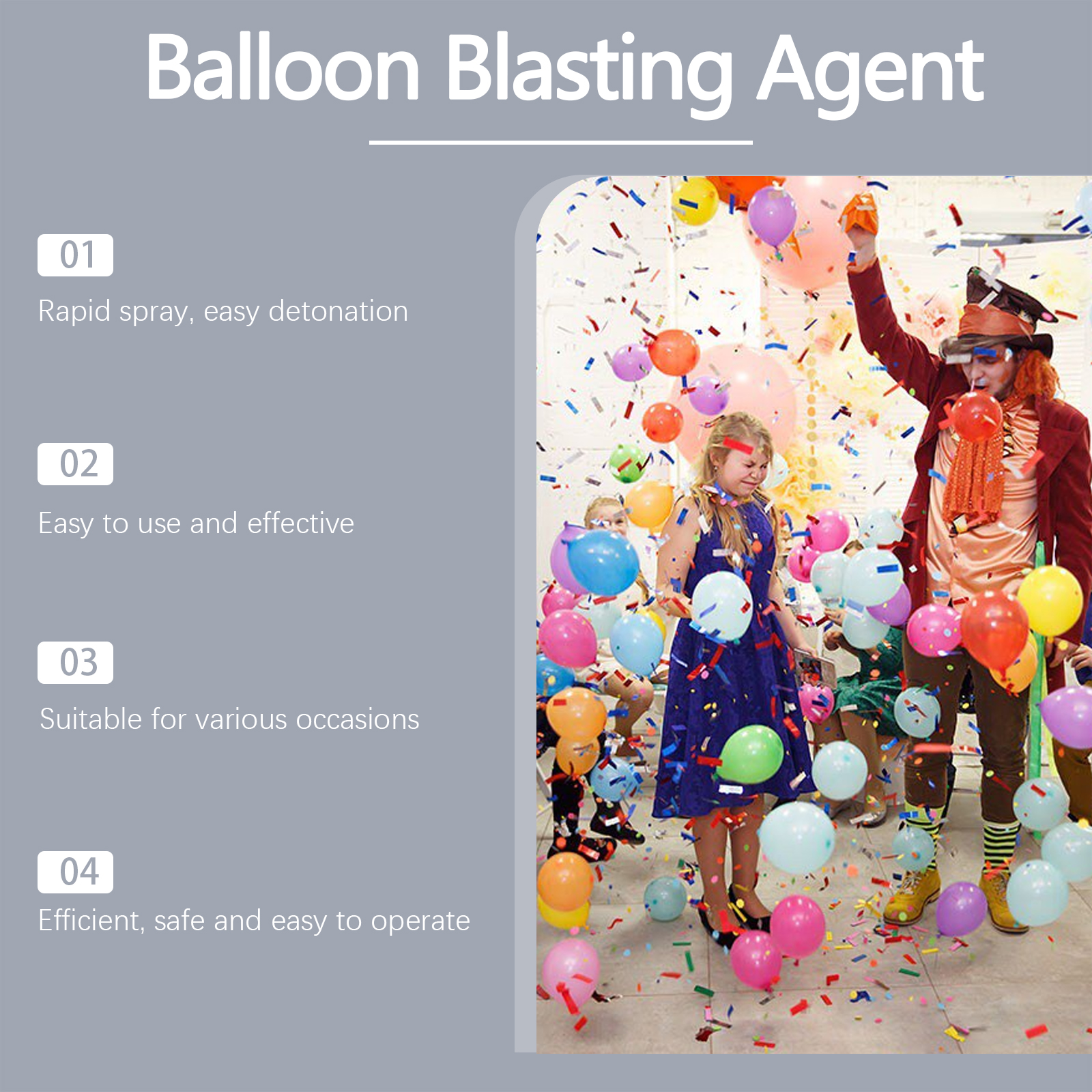 Latex Balloon Atmosphere Agent Wedding Bridal Room Balloon Tie Free Safe Atmosphere Spray