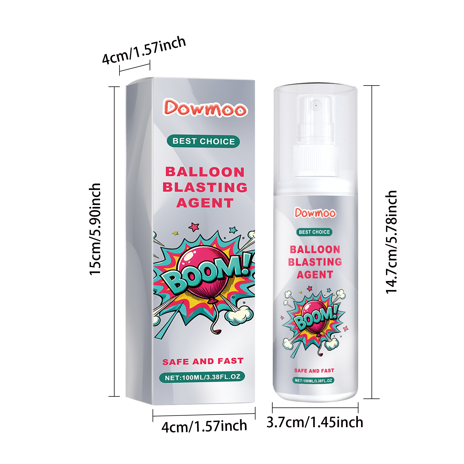 Latex Balloon Atmosphere Agent Wedding Bridal Room Balloon Tie Free Safe Atmosphere Spray