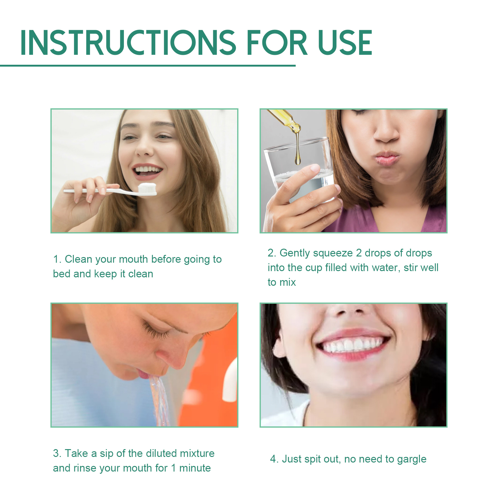 Gum Care Drops Soothing Oral Hygiene Support For Gum Health Daily Mouth Cleaner